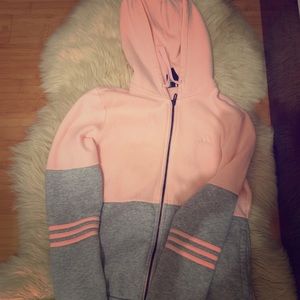 Pink/Grey Adidas Tracksuit